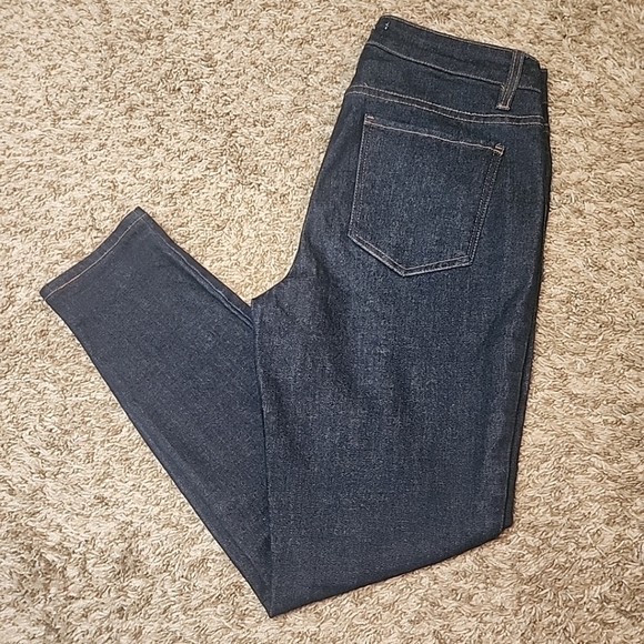 Harper Heritage Womens Jeans Size 28 High Rise Skinny Dark Blue Straight - Picture 11 of 11